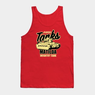 WW2 Matilda Tank Tank Top